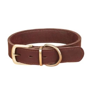 DIY Leather Dog Collar Alloy Hardware D-Ring Best for Small Medium Large Dogs - Picture 1 of 9