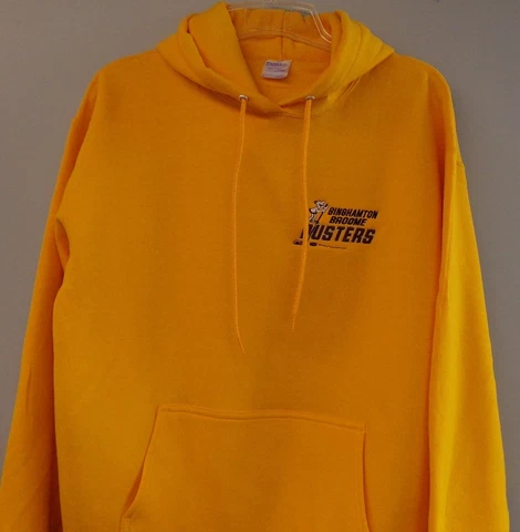 Binghamton Broome Dusters AHL Hockey Hoodie S-5XL, LT-4XLT B.C. Comic Slap Shot Cover