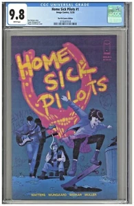 Home Sick Pilots #1 CGC 9.8 616 Comics Edition Megan Hutchinson Variante 500 COA - Bild 1 von 2