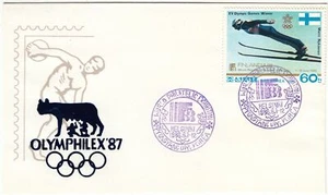 Olympic Korea FDC 1988 Matti Nykanen World Philatelic Exhibition Finland RARE - Picture 1 of 1