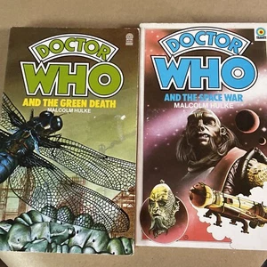Doctor Who Target Books The Green Death And The Space War Paperbacks - Picture 1 of 4