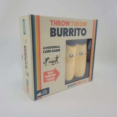 EXPLODING KITTENS Throw Throw Burrito Card Game - Image 1 of 4
