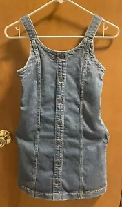 Girl's Abercrombie Kids Button Up Denim Dress Size 11-12 - Picture 1 of 6