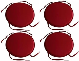 Indoor Outdoor Chair Cushions Set of 4, red - Picture 1 of 1