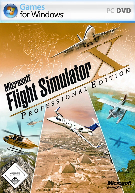 Microsoft Flight Simulator X - Professional Edition PC in DVD Hülle / Sehr gut  - Bild 1 von 1