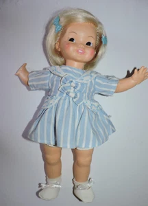 Vintage 18" Horsman Doll-Vinyl W/ Cloth Body-Long Wavy Platinum Blond Hair 1972 - Picture 1 of 11