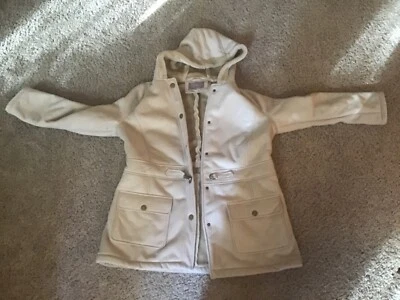 CROFT & BARROW Faux Suede Faux Fur Snap Front Hooded Jacket Womens Size 1X - Image 1 of 4