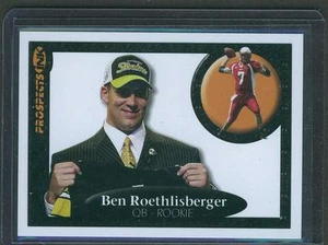 Ben Roethlisberger 2004 novato a control remoto prospectos tinta blanco fondo sp - Imagen 1 de 1