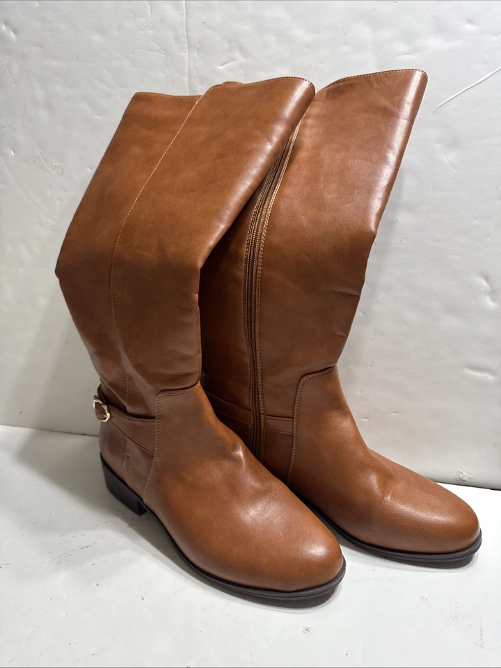 Crown & ivy Blake Riding Boots Color Cognac -  US Women’s Size 9M - Image 1 of 4
