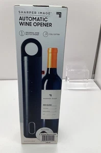 Abridor de botellas de vino universal automático Sharper Image con cortador de papel de aluminio extraíble - Imagen 1 de 3