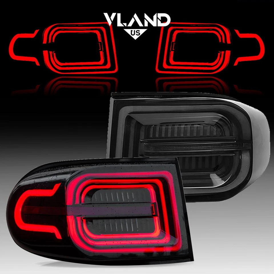 Luces traseras LED ahumadas con arranque para Toyota FJ Cruiser 2007-2014 Foto 1 de 4