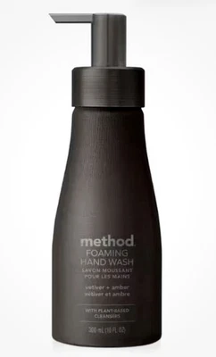 Method Foaming Hand Wash Vertiver Plus âmbar com limpadores à base de plantas - 10 oz. - Imagem 1 de 2