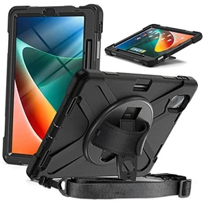Rugged Case for Xiaomi-Mi-Pad-5 / MiPad-5-Pro 11 inch 2021 w/Stylus Black - Picture 1 of 7