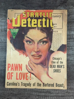 1938 Startling Detective Adventures Magazine #12 Damaged Cover Pawn of Love-DM18 - Image 1 of 4