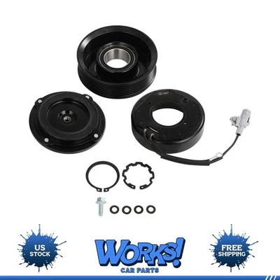 AC Compressor Clutch Kit Fits Toyota Avalon 3.5L 2005 2006-2009 2010 2011 2012 - Image 1 of 4