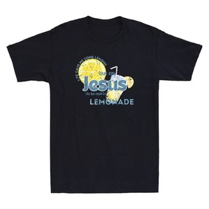 Life Gave Me Some Lemons But My Jesus He Be Making Lemonade Retro Men's T-Shirt - Picture 1 of 8