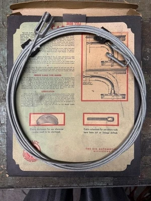 Cable de freno trasero Nash NOS EIS 1941 211 1/2 pulgadas cable Foto 1 de 3