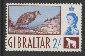 Gibraltar MINT 1960-62 2/- chocolate & ultramarine sg170 - Picture 1 of 2