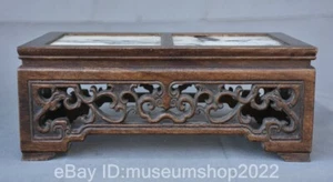 15.6 " Old Chinese Huanghuali Wood Dynasty Palace Beast Lines Desk Table - Picture 1 of 15