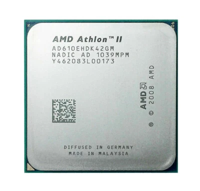 AMD Athlon II X4 610E CPU Quad-Core 2.4 GHz AD610EHDK42GM Socket AM3 Processor - Image 1 of 4