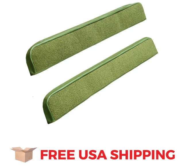 ACC FITS 1971-1973 Ford Mustang Door Panel Inserts with Binding 2pc Nylon Carpet Foto 1 de 1
