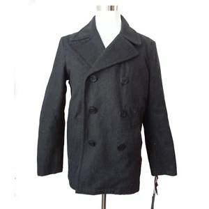 Tommy Hilfiger Hombre Talla M Gris Carbón Mezcla Lana Abrigo Nuevo - Imagen 1 de 9