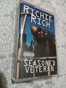RICHIE RICH SEASONED VETERAN 1996 RAP TAPE CASSETTE DEF JAM TESTED WORKS  - Picture 1 of 4