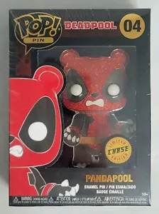 Funko Pop! Pin Deadpool Pandapool (CHASE) 04 brillo panda pasador esmalte grande - Imagen 1 de 7