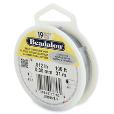Beadalon® 19 Strand Bead Stringing Wire, many colors and sizes Made in USA