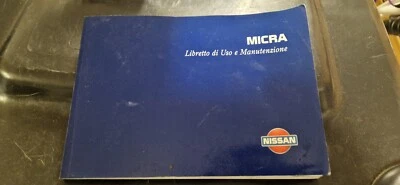 Libretto Uso E Manutenzione Nissan Micra 1997 - Immagine 1 di 2