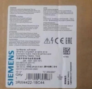 3RW4422-1BC44 NEU SIEMENS 3RW44221BC44 SIRIUS Soft Starter Values - Picture 1 of 1