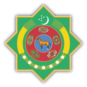 "Calcomanía pegatina para parachoques de coche Turkmenistán - 3"" o 5""" - Imagen 1 de 1