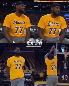Luka Doncic Los Angeles Lakers T shirt • Debut Game 2/10/2025 - NEW - Picture 1 of 4