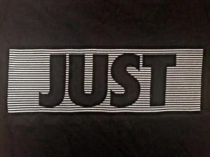 NWT Nike Girls JUST DO IT Cotton tee Shirt Black BQ6257-010 Multiple Sizes - Picture 1 of 4