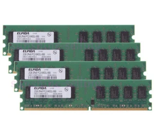 Elpida 8GB 4x 2GB PC2-6400 DDR2 800Mhz Memory For Dell OptiPlex 740 745 755 760 - Picture 1 of 9