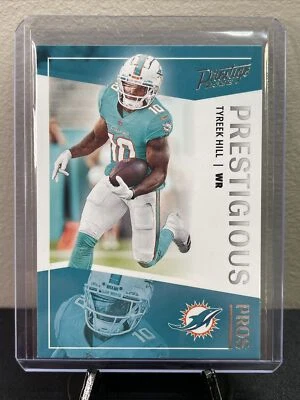 2022 Panini Prestige Tyreek Hill Prestigious Pros #PP-7 Miami Dolphins - Image 1 of 2