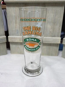 The Big Kahuna Kona Brewing Co Hawaii orange grün Gecko Linz Pils mit Fuß EUC - Bild 1 von 3