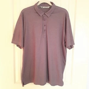 Travis Mathew Pima Cotton Blend Short Sleeve Polo Purple Size L - Picture 1 of 8
