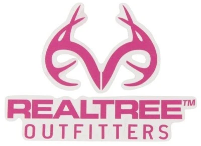 Realtree AP Outfitters Auto Sticker Decal Pink 5" RDE1208 - Image 1 of 3
