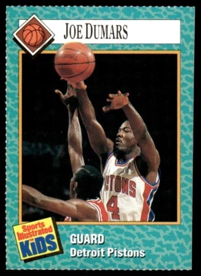 1989-90 Sports Illustrated For Kids Joe Dumars Detroit Pistons #91 - Image 1 of 2