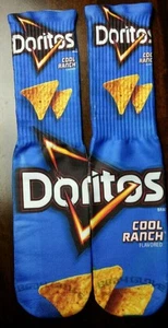 Custom doritos cool ranch socks  gamma galaxy bred sport blue - Picture 1 of 4