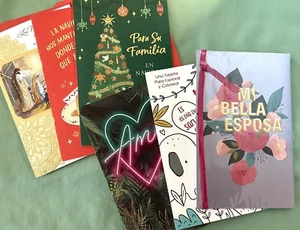 American Greetings ** SPANISH CARD LOT** Cards / XMAS / NEW & SEALED / VDAY - Picture 1 of 5