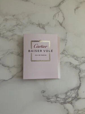 CARTIER BAISER VOLE para mujer 0,05 oz-1,5 ml eau de parfum spray NUEVO frasco de muestra Foto 1 de 2