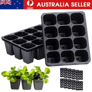 10PCS 12 Holes Plant Seeds Grow Box Propagation Nursery Seedling Starter Tray - Picture 1 of 11