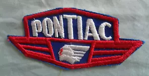 PONTIAC INDIAN HEAD UNIFORM PATCH 4 3/8 X 2 INCHES - Vintage - New - Original - Picture 1 of 4