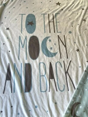 Детское одеяло S L/SL Home Fashions To The Moon and Back Stars/Sky синее 30X38 - Изображение 1 из 4