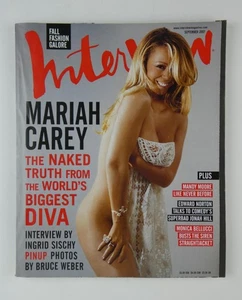 Mariah Carey Interview Magazine September 2007 Used, On Cover, NO LABEL - Picture 1 of 2