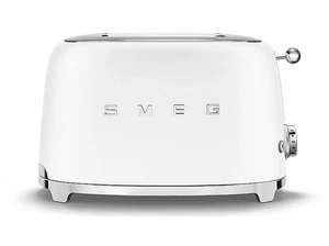 Tostadora - Smeg TSF01WHMEU, 950 W, 2 Rebanadas cortas, 6 Niveles, - Imagen 1 de 8