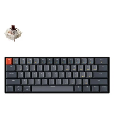 K12 60% Layout Hot-Swappable Bluetooth Wireless/USB Wired Mechanical Keyboard... - Image 1 of 4
