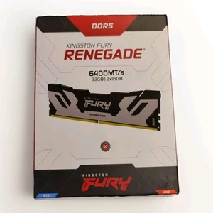 Kingston FURY Renegade DDR5 32GB (2×16GB) 6400MT/s CL32 XMP KF564C32RSK2-32 - Bild 1 von 4